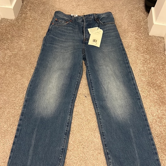 NWT LEVI’S Ribcage Straight Ankle Jeans Brand New 27” Inseam - Picture 7 of 9